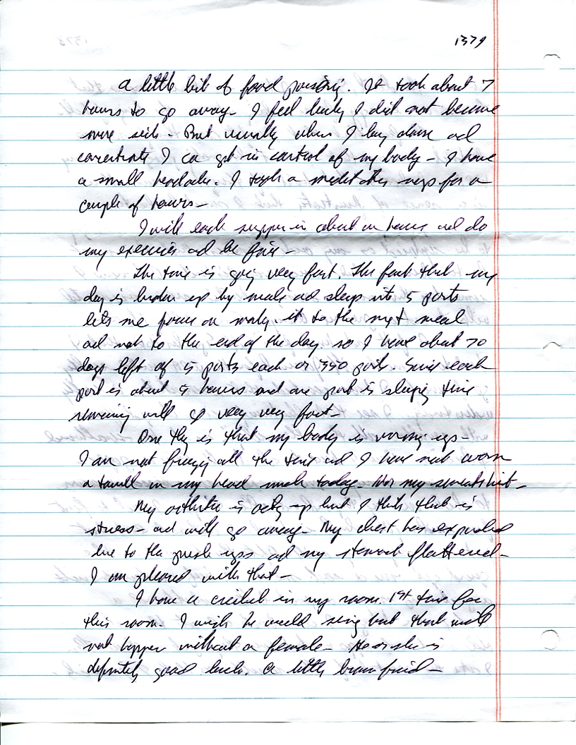Dr John WorldPeace 2008 Prison Journal